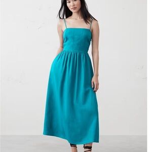 Banana Republic Vibrant Blue Midi Dress